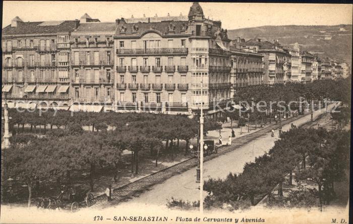 San Sebastian  Pais Vasco ES Plaza de Cervantes y Avenida