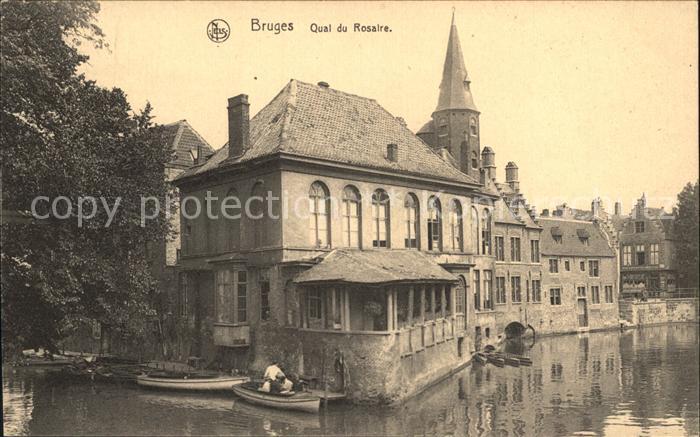 Bruges BRUGGE Belgie Quai du Rosaire