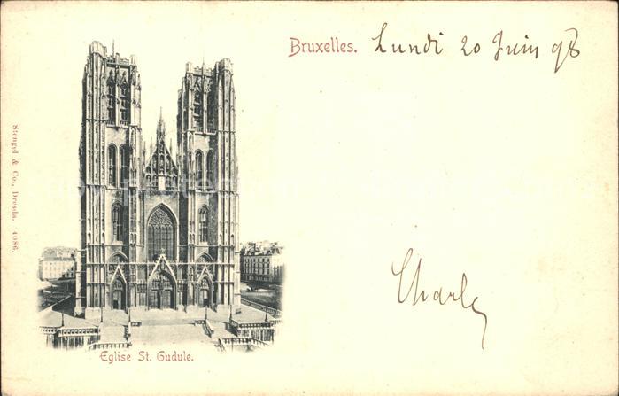 Bruxelles Bruessel Eglise St Gudule