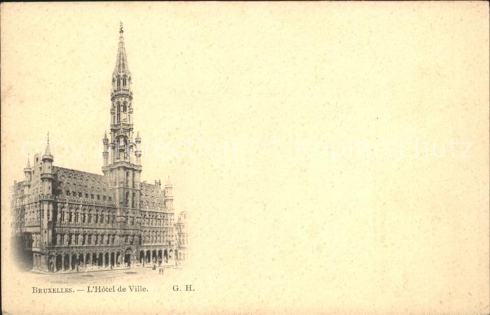 Bruxelles Bruessel Hotel de Ville