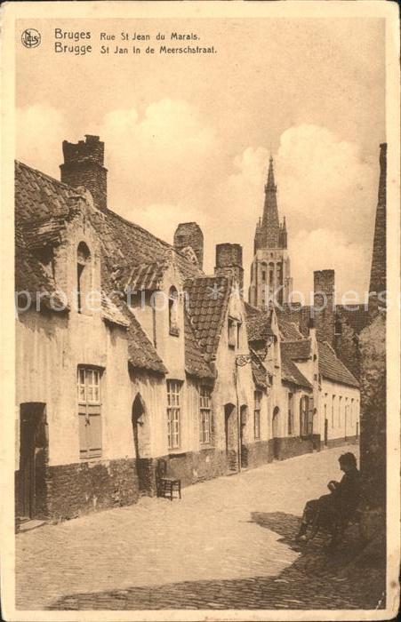 Bruges BRUGGE Belgie Rue St Jean Marais