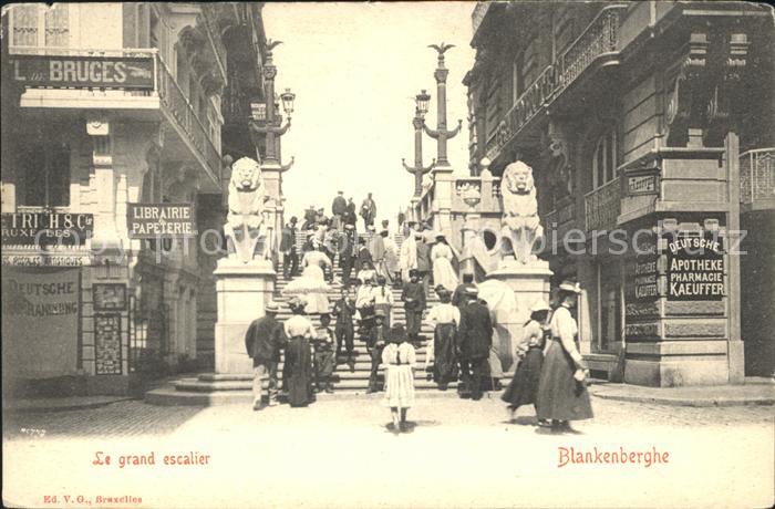 Blankenberghe Le grand escalier