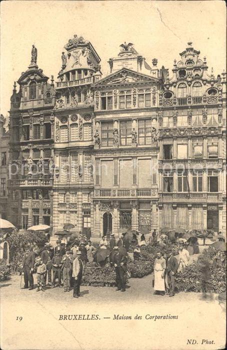 Bruxelles Bruessel Maison des Corporations
