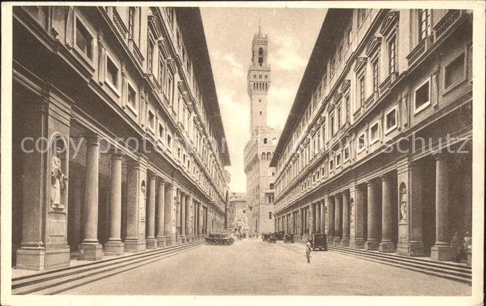 Firenze Florenz Gli Uffizi e Palazzo Vecchio
