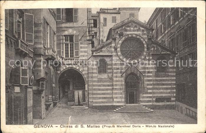 Genova Genua Liguria Chiesa di S Matteo