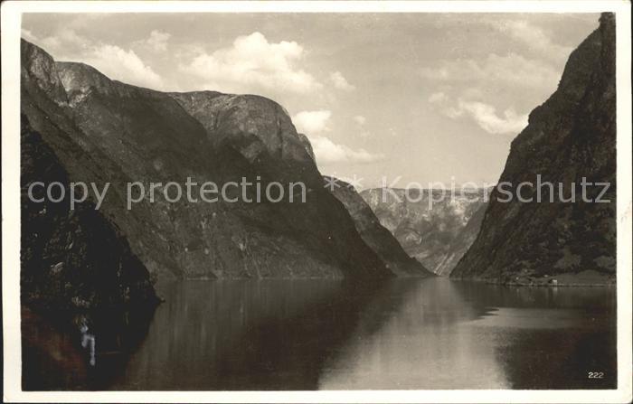 Norge Norwegen Naerofjord