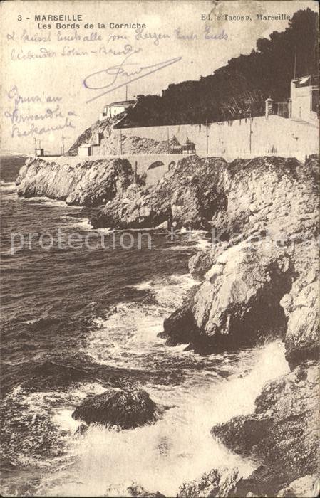 Marseille Bouches-du-Rhone Les Bords de la Corniche
