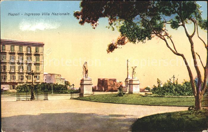 Napoli Neapel Ingresso Villa Nazionale