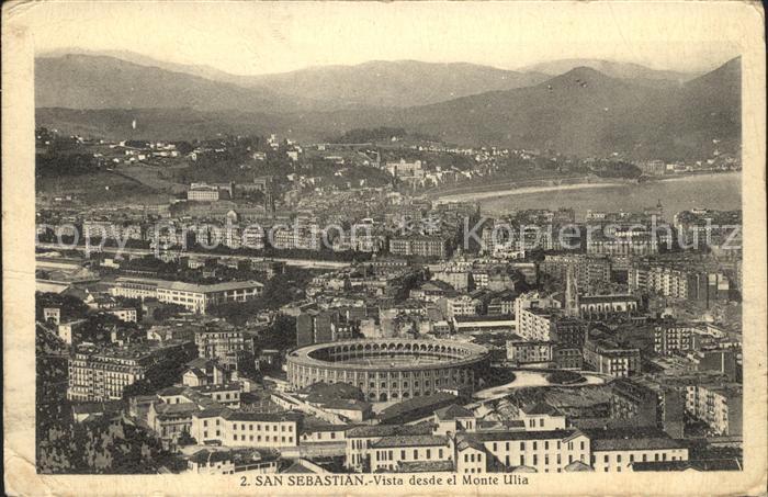 San Sebastian  Pais Vasco ES Vista desde el Monte Ulia