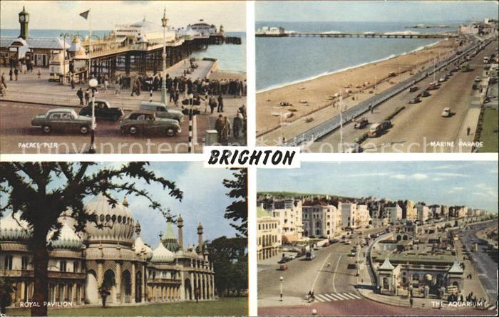 Brighton East Sussex Palace Pier Marine Parade Royal Pavilion Aquarium