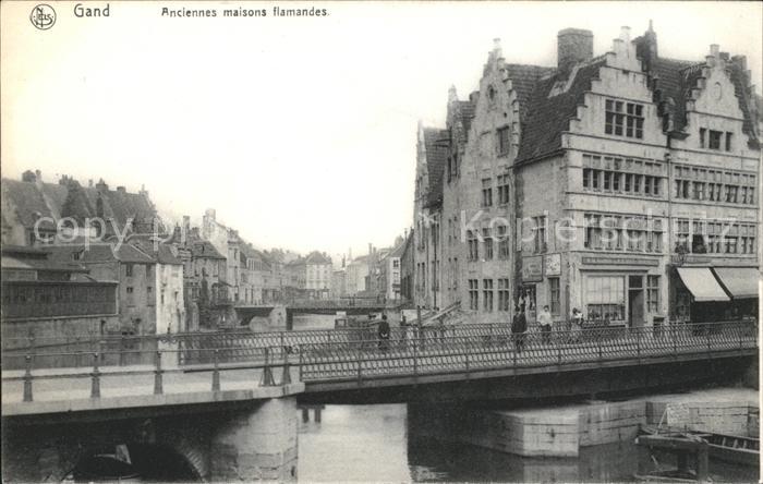 Gand Belgien Anciennes maisons flamandes