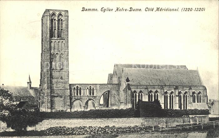 Damme West-Vlaanderen Eglise Notre Dame