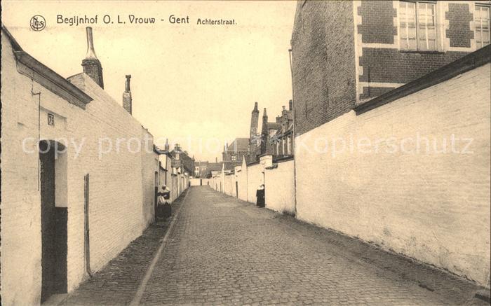Gent Gand Flandre Begijnhof OL Vrouw Achterstraat