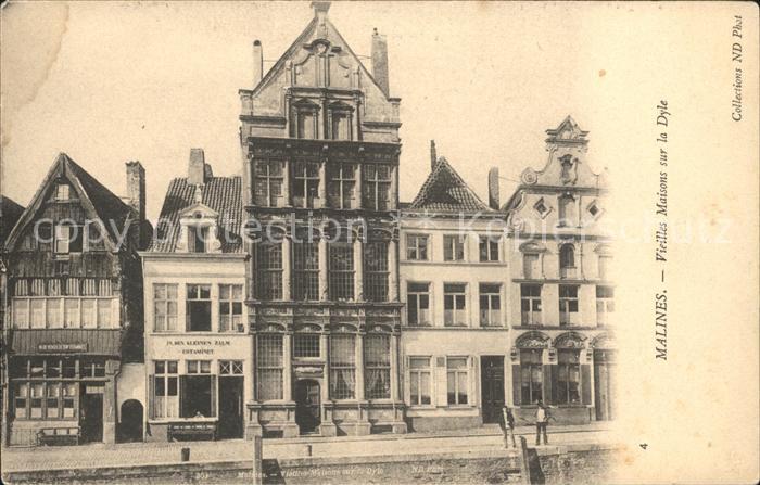 Malines Mechelen Flandre Vielles Maisons sur la Dyle