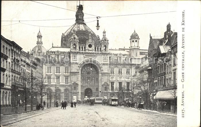 Anvers Antwerpen Gare centrale Avenue de Keyser