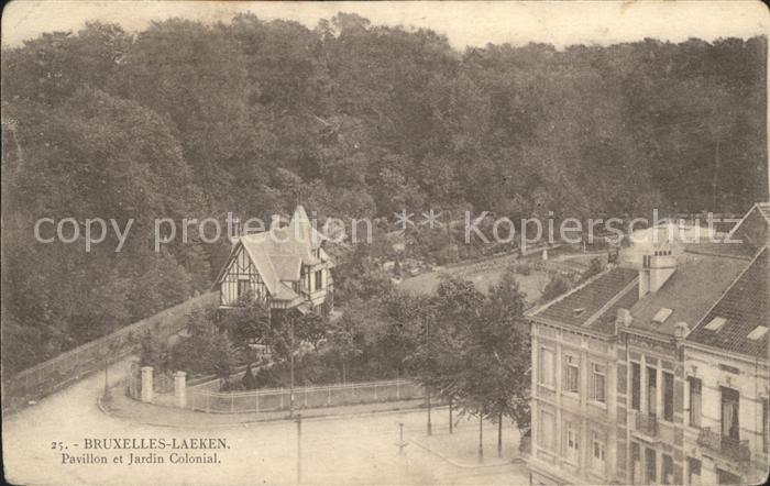 Laeken Pavillon et Jardin Colonial