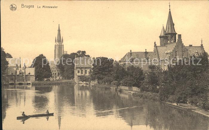 Bruges BRUGGE Belgie Le Minnewater