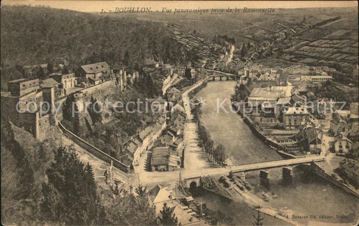 Bouillon Wallonne Vue panoramique prise de la Ramonette