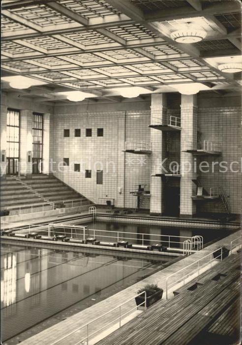 ROSTOCK  CITY Schwimmhalle Neptun Sprungturm