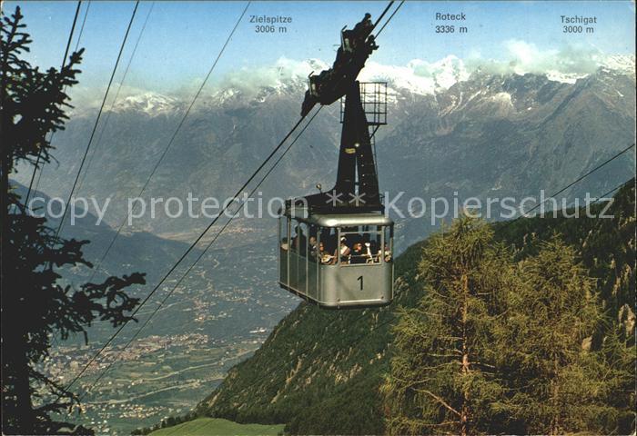 Meran Merano Ifinger Seilbahn Naiftal Zielspitze Roteck Tschigat