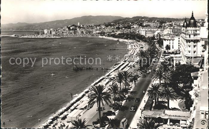 Cannes Alpes-Maritimes La Croisette et le Suquet