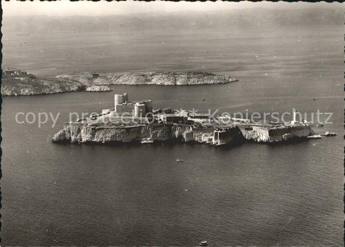 Marseille Bouches-du-Rhone Vue aerienne du Chateau d Il et des Iles du Frioul