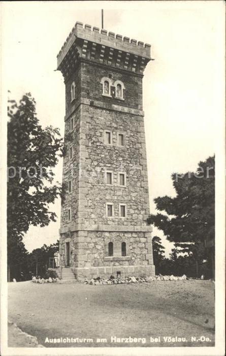 Voeslau Oesterreich Aussichtsturm am Harzberg