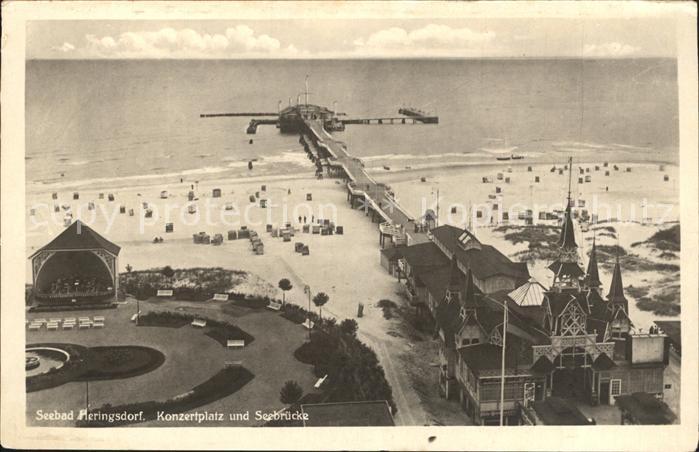 Heringsdorf Ostseebad Usedom Konzertplatz Seebruecke