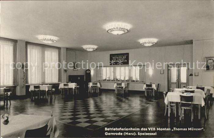 Gernrode Harz Betriebsferienheim VEB Montan Thomas Muenzer