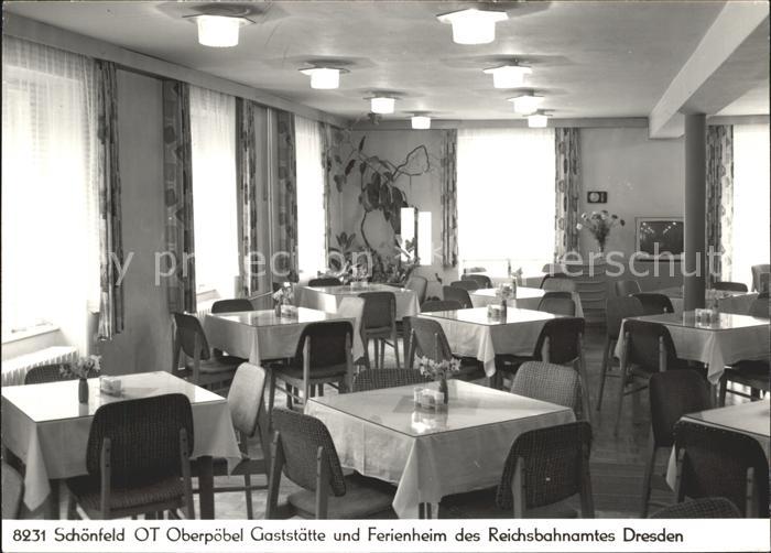 Schoenfeld Erzgebirge Gaststaette-Ferienheim Reichsbahnamt Dresden