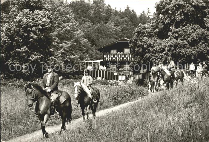 Wernigerode Harz Gaststaette Christianental Reittouristik