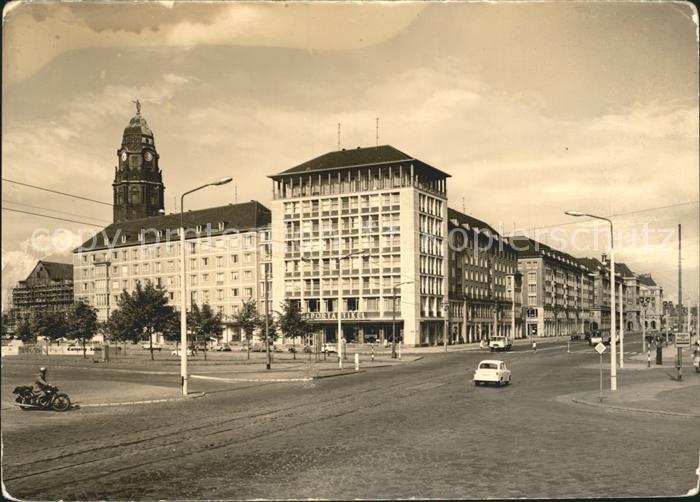 DRESDEN Elbe Thaelmannstrasse Ringstrasse