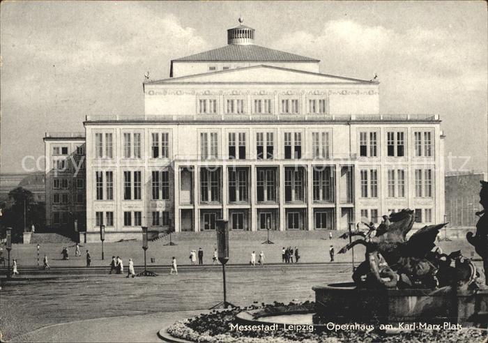 LEIPZIG Sachsen Opernhaus Karl-Marx-Platz