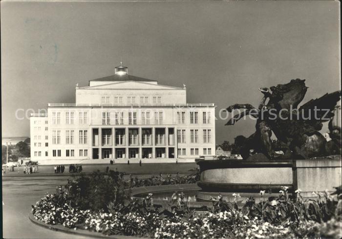 LEIPZIG Sachsen Opernhaus Karl-Marx-Platz