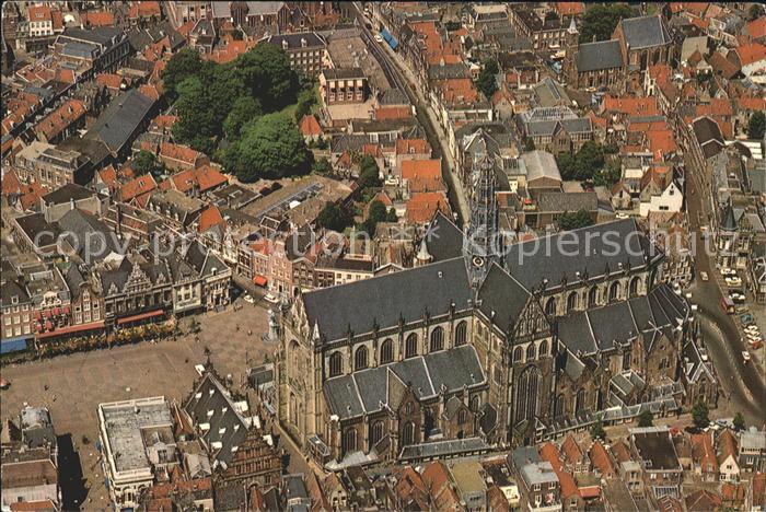 Haarlem Grote St. Bavokerk Fliegeraufnahme
