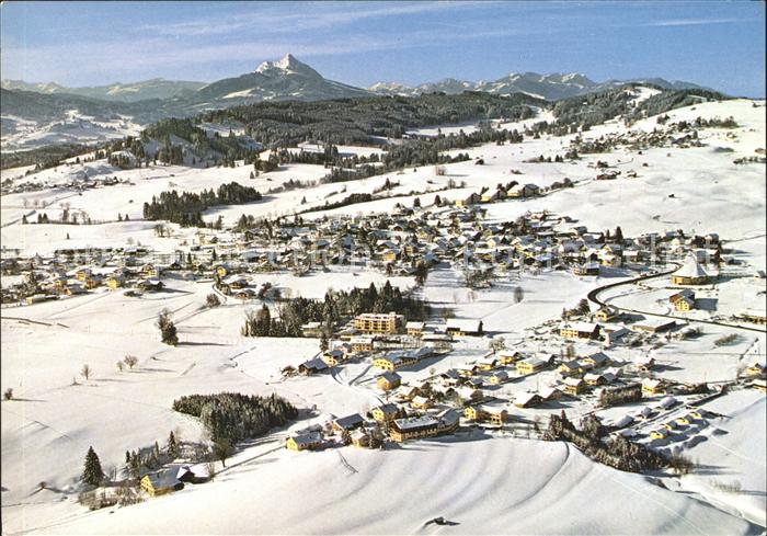 Oy Bad Mittelberg Oberallgaeu Bayern Gruenten Fliegeraufnahme