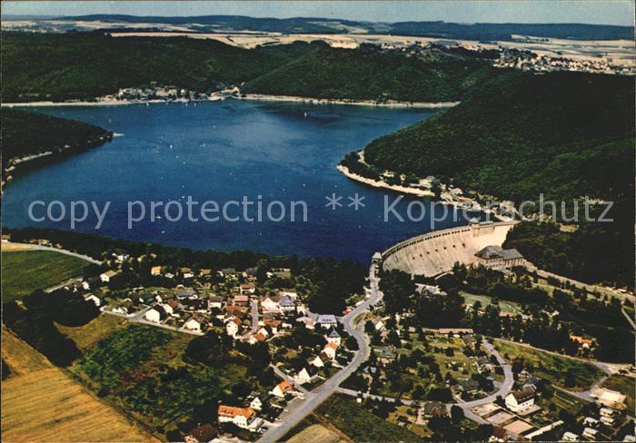 Edersee Edertalsperre Sperrmauer Schloss Waldeck