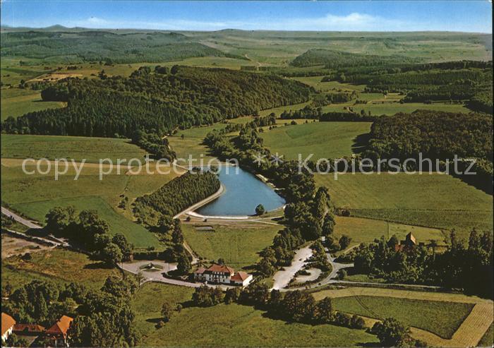 Hardehausen Scherfede Gaststaette-Pension Haus Varlemann Fliegeraufnahme
