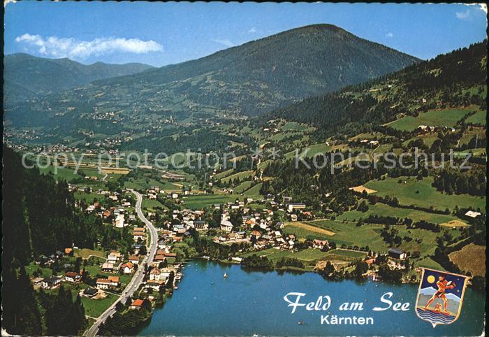 Feld See Fliegeraufnahme