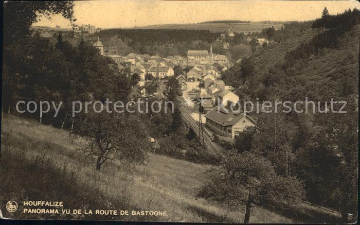 Houffalize Panorama vu de la Route de Bastogne