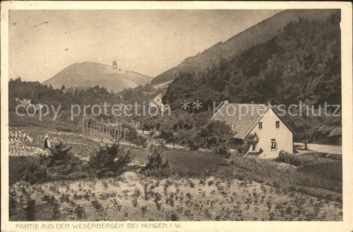 Minden Westfalen Partie aus den Weserbergen