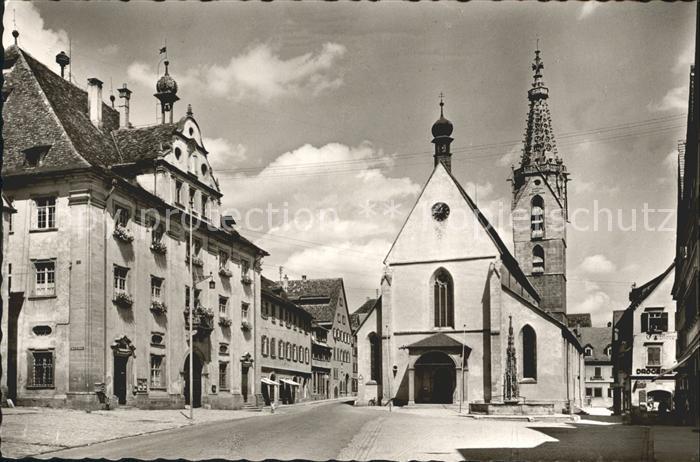 Rottenburg Neckar Marktplatz Kirche