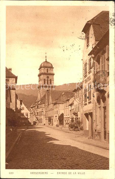 Kaysersberg Haut Rhin Entree de la Ville