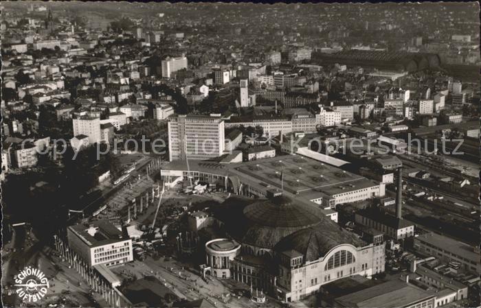 Frankfurt Main Messegelaende Fliegeraufnahme