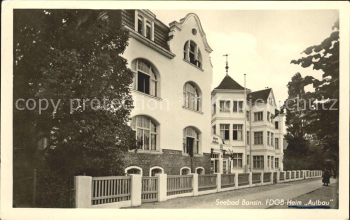 Bansin Ostseebad FDGB Heim Aufbau