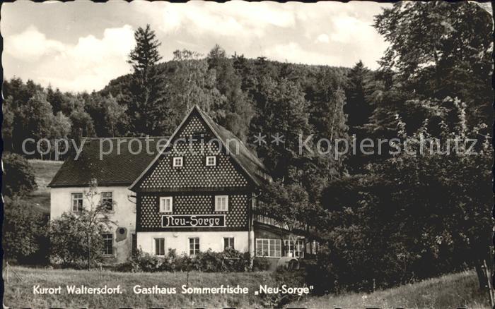 Waltersdorf Zittau Gasthaus Sommerfrische Neu Sorge