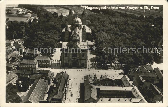 Speyer Rhein Dom Fliegeraufnahme