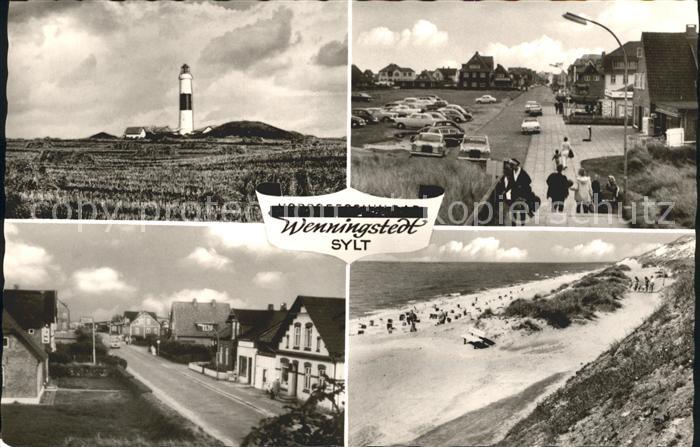 Wenningstedt Sylt Leuchtturm Strand Promenade