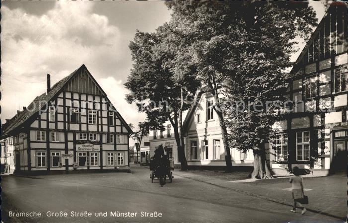 Bramsche Hase Grosse Strasse und Muenster Strasse