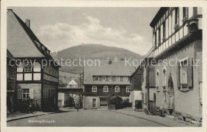 Geising Erzgebirge Strassenpartie